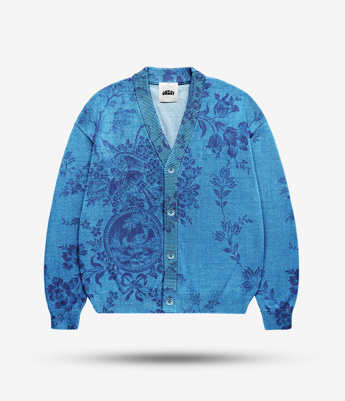 BLUE FLOS CARDIGAN
