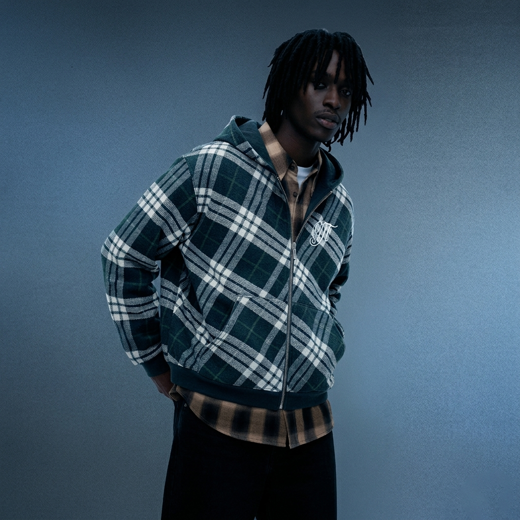 Blueprint zip-up